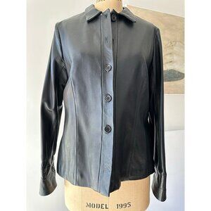 BCBG Vintage 90s Lambskin Coat